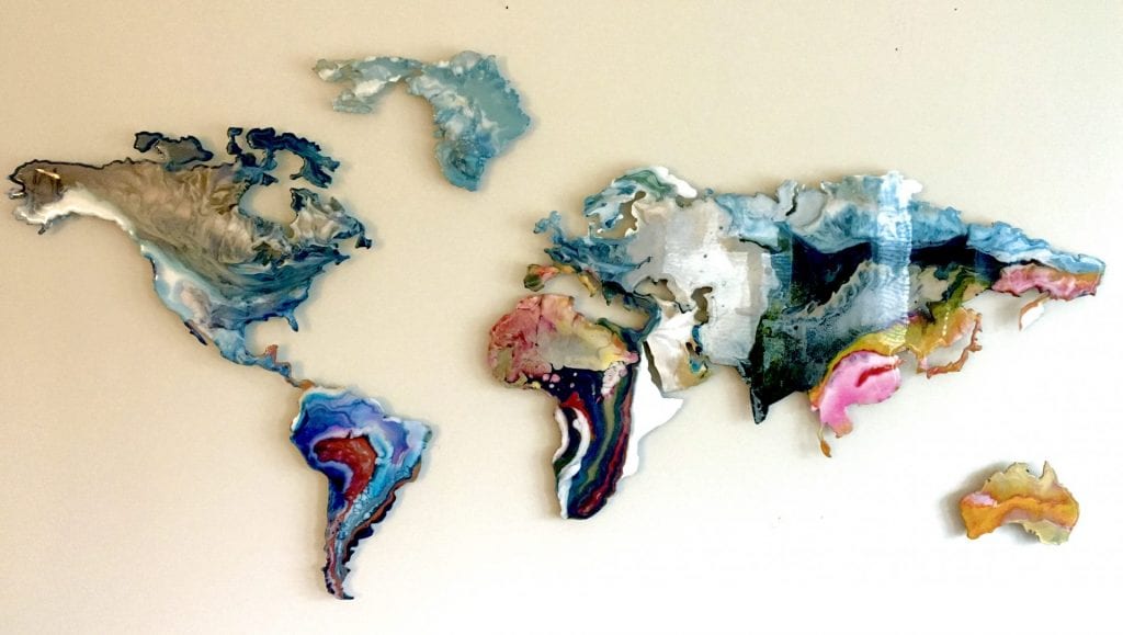 World Map Art